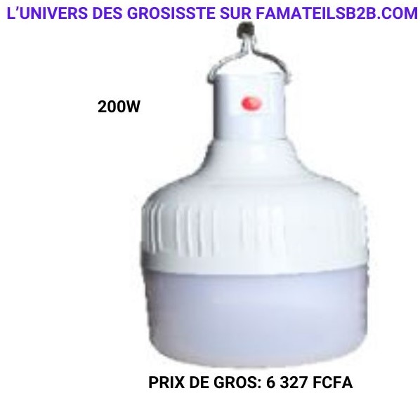 Ampoule solaire (Comprend un panneau solaire et télécommande)