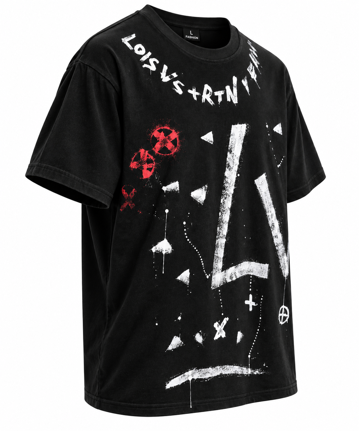 T-shirt noir – Esprit urbain et audace artistique