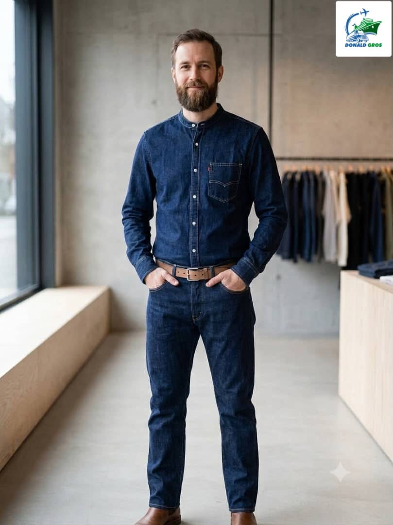Ensemble jeans bleu