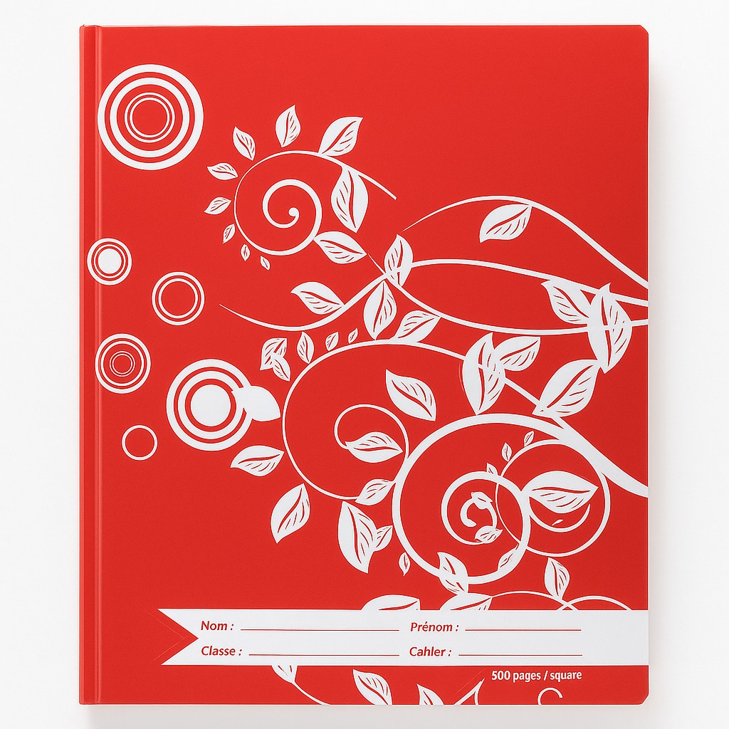 Cahier Scolaire – 500 Pages / Square