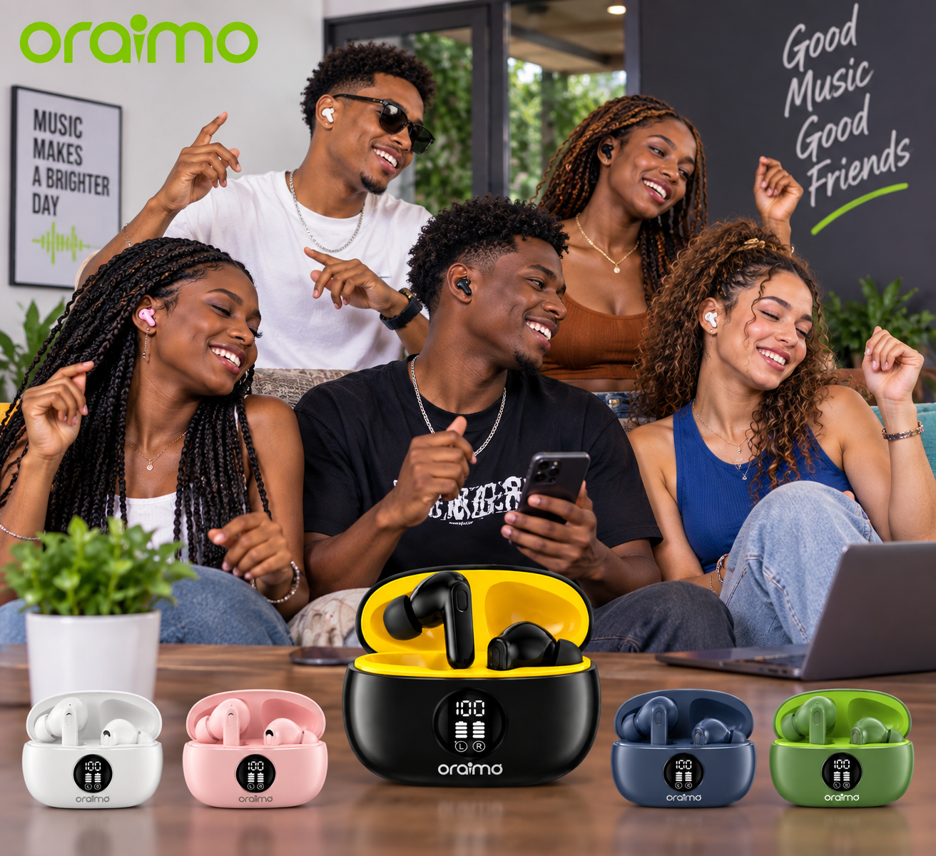 Oraimo – Élégance et performance sans fil