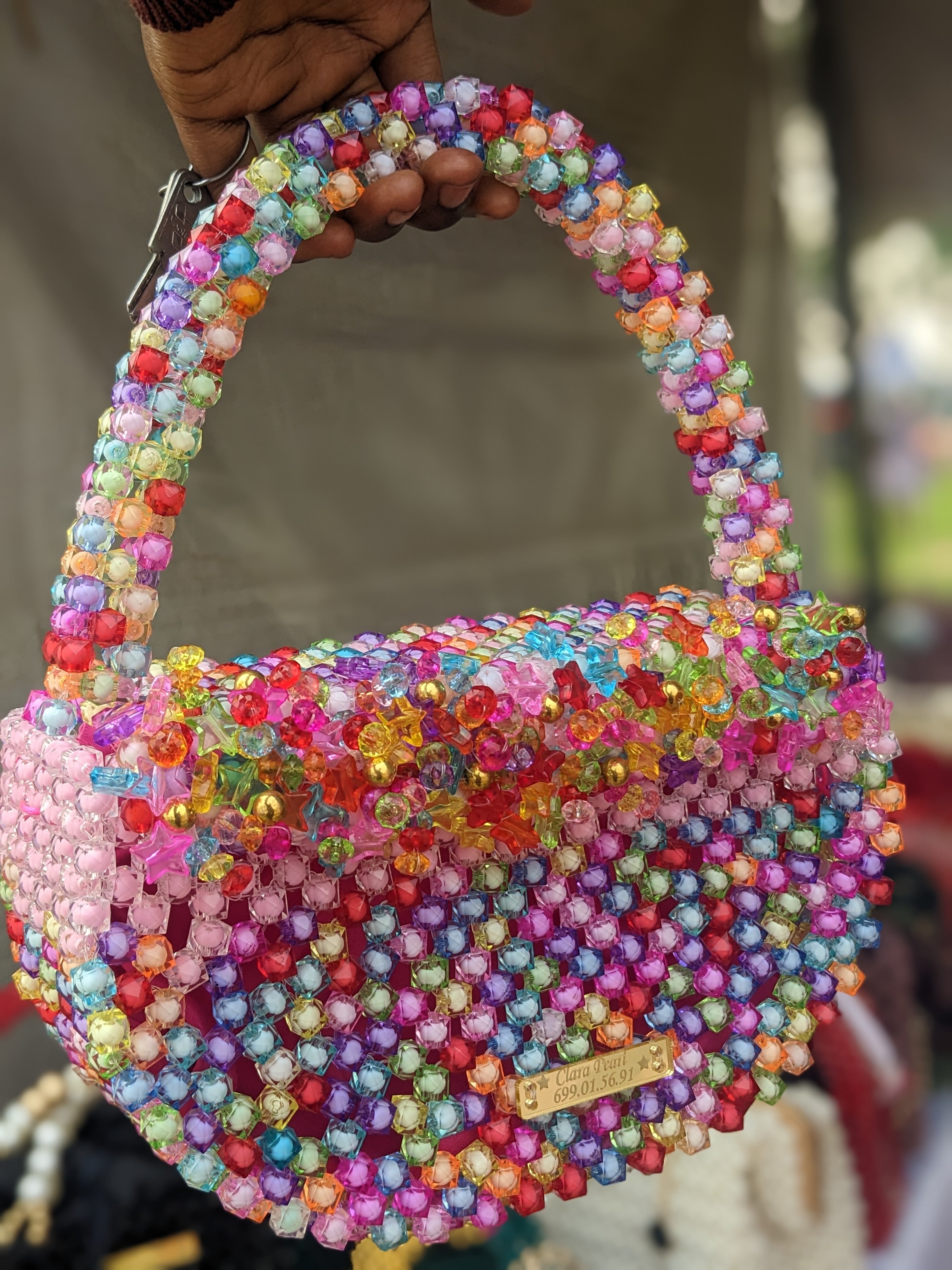 Clara Pearl:Sacs et accessoires en perles