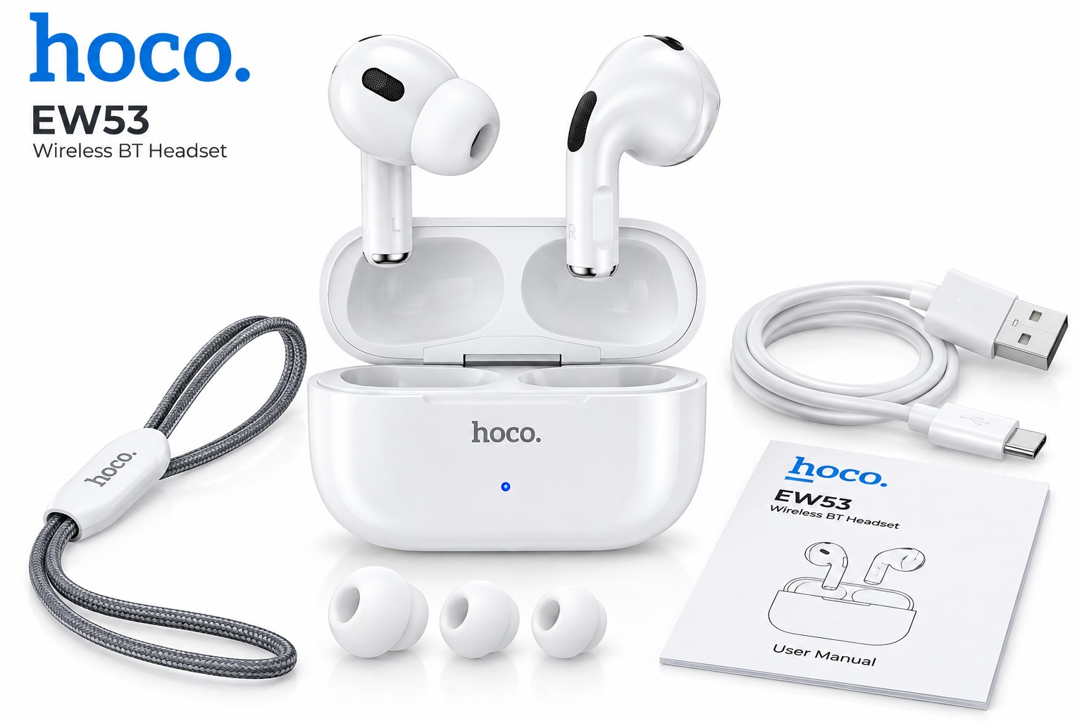 Hoco EW53 – Écouteurs sans fil Bluetooth 5.3
