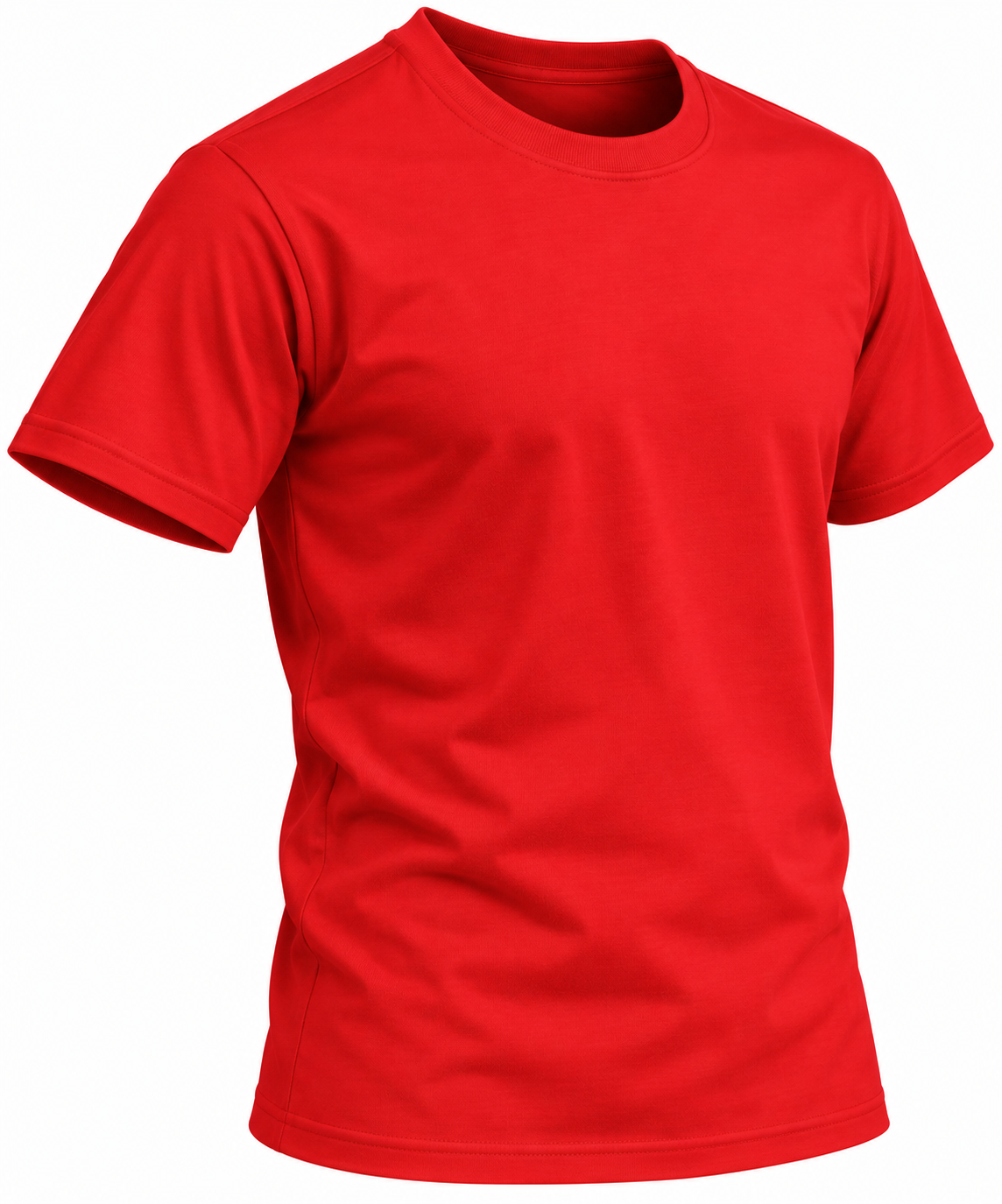 ?? T-shirt rouge uni – Style basique et essentiel