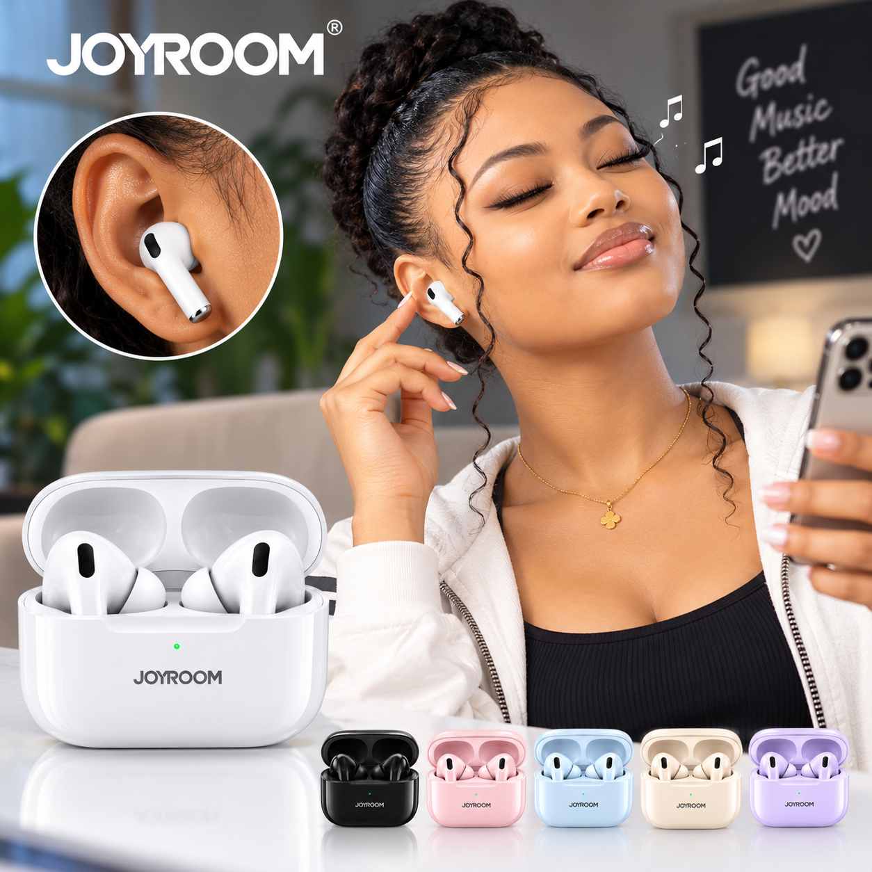 JOYROOM – Confort, style et liberté sans fil
