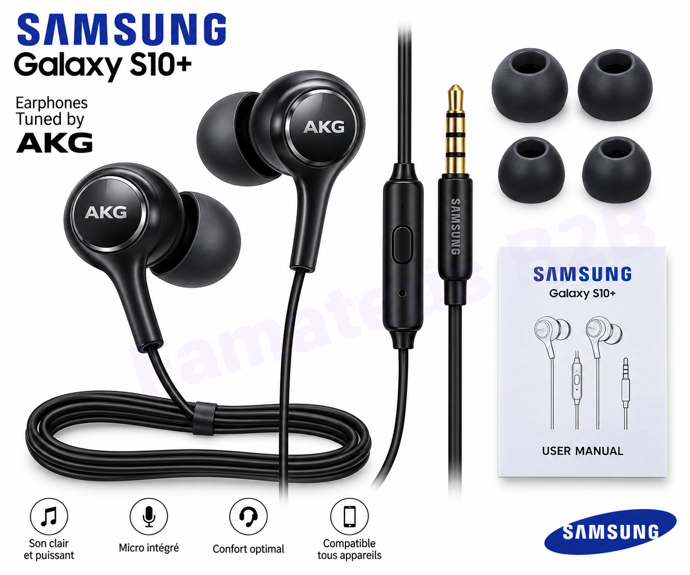 Écouteurs Samsung Galaxy S10+ AKG