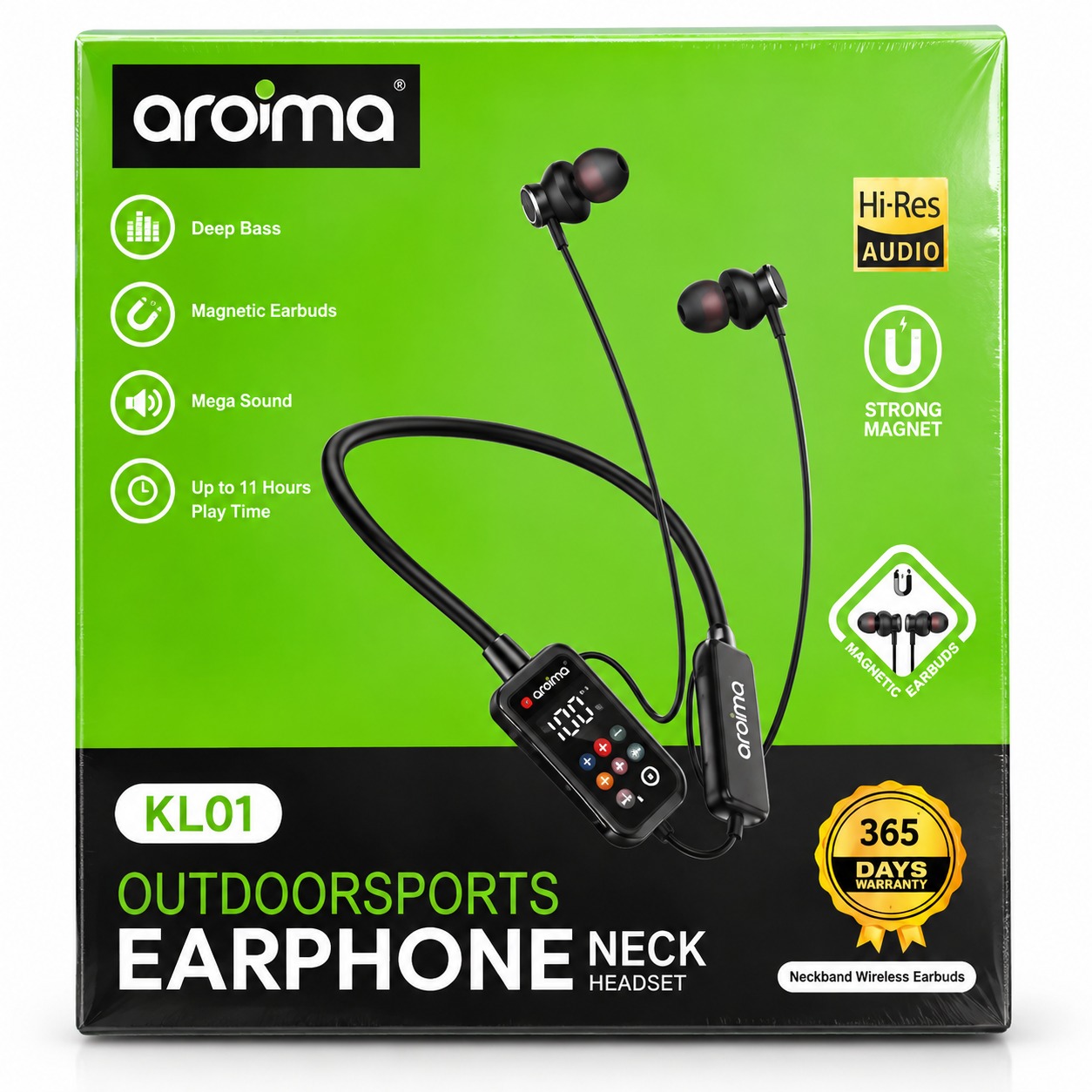 Écouteurs Bluetooth Aroima – Outdoor Sports