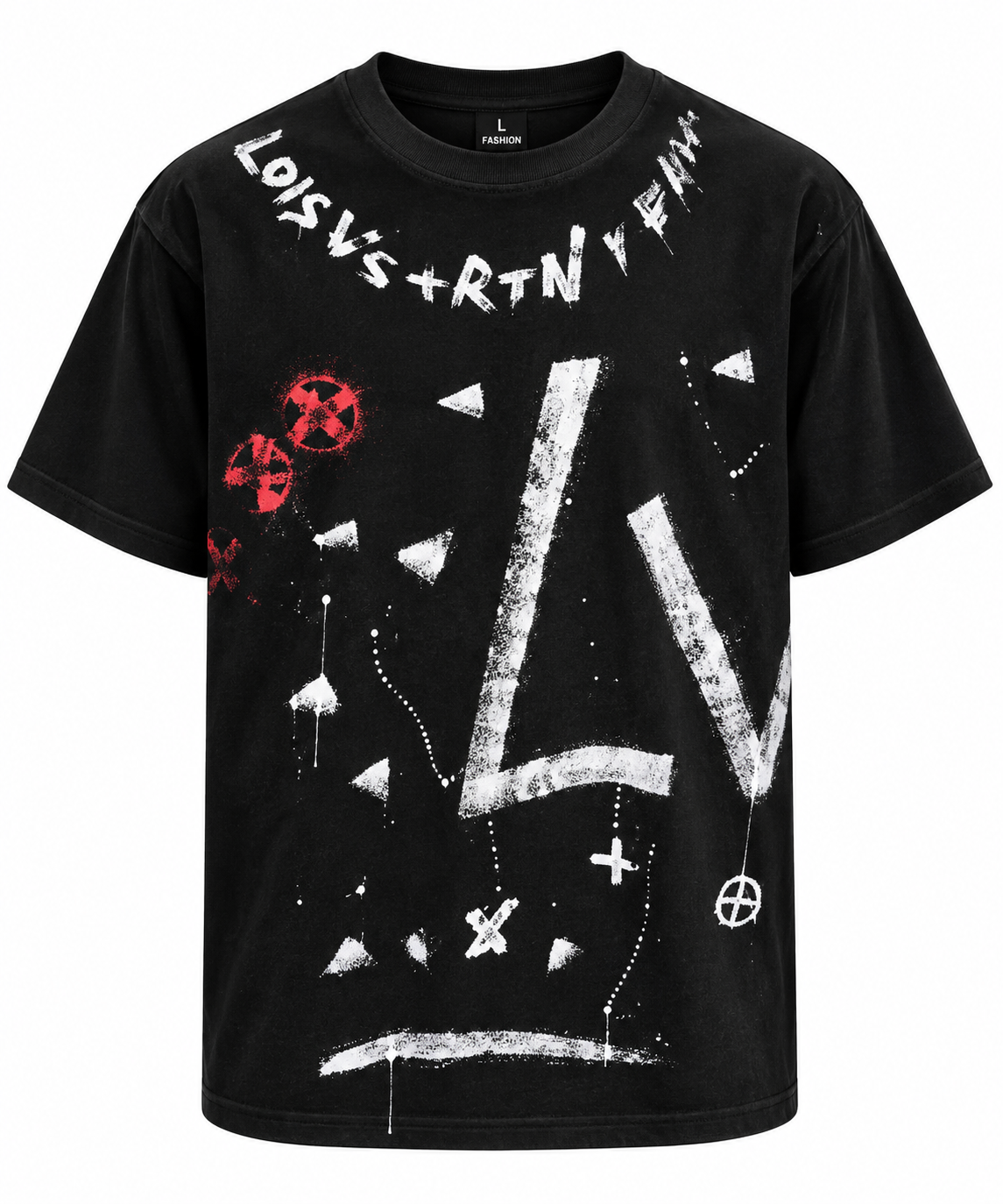 T-shirt noir – Esprit urbain et audace artistique