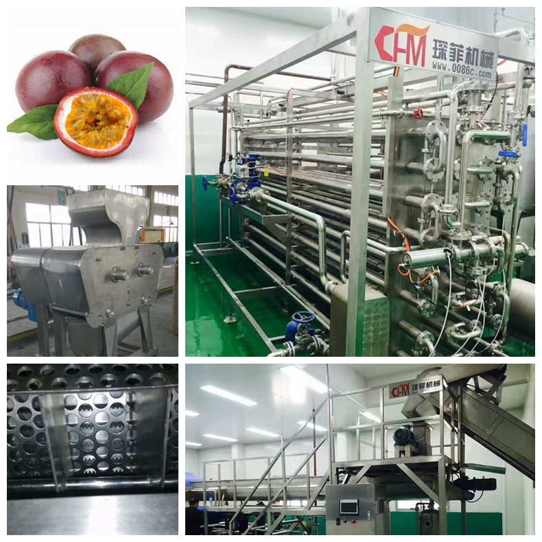 Passion fruit jam processing line