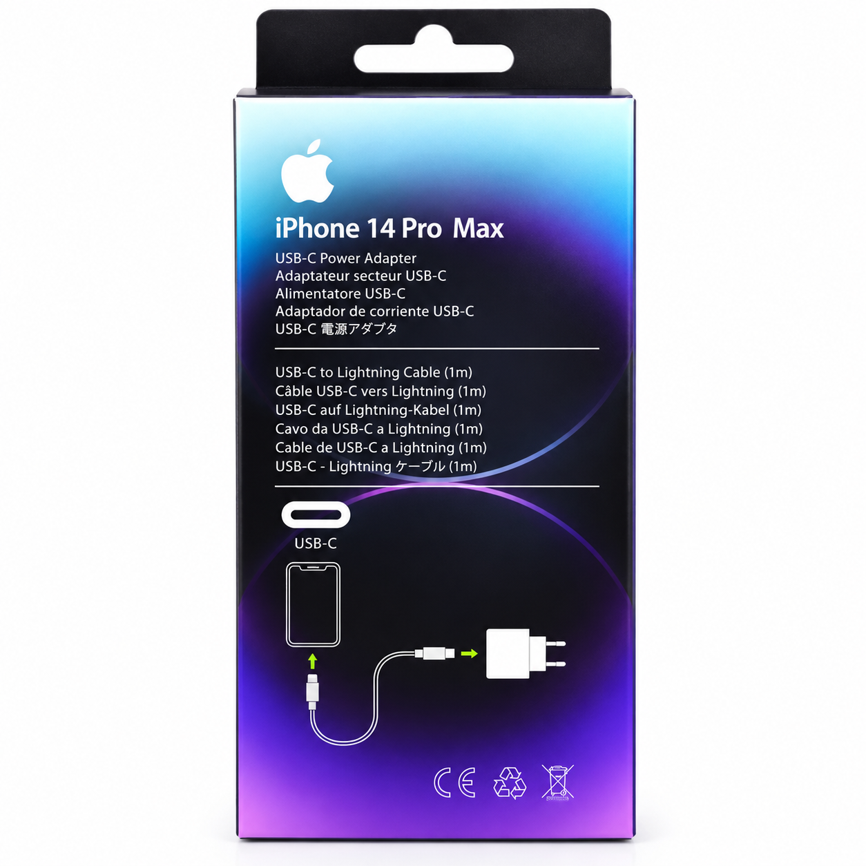 Chargeur iPhone 14 Pro Max 35W