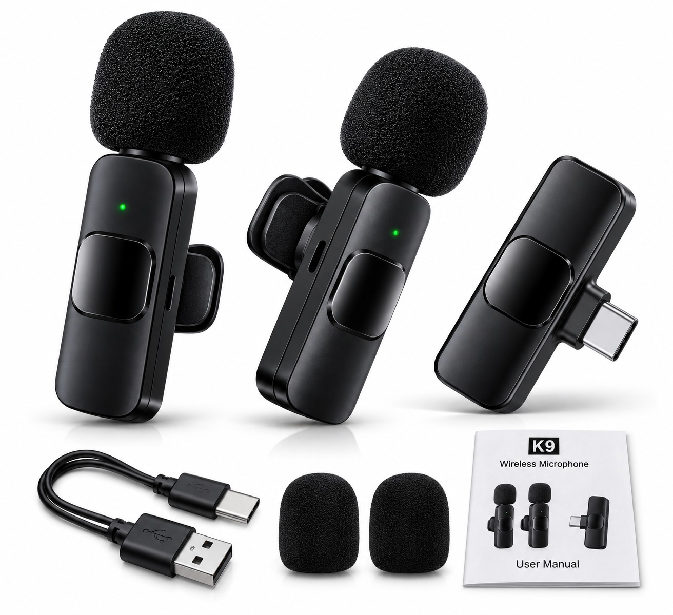 Microphone sans fil K9 – Version améliorée