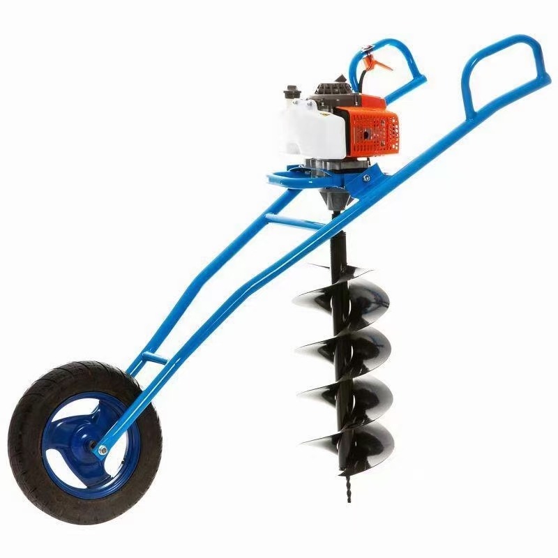 TARIERE DE TERRE 62cm3 AVEC ROUE ET ANETH 300mm