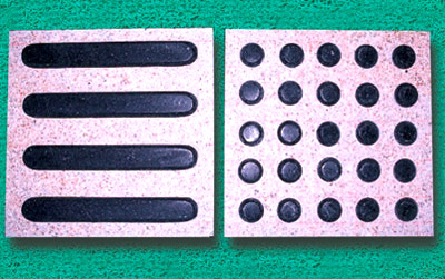 Blinder usded stone/Tactile Blister(line up,round dot types)	