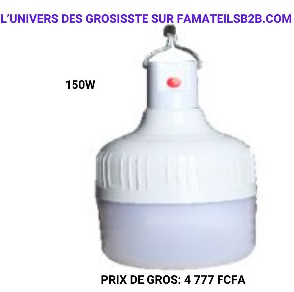 Ampoule solaire (Comprend un panneau solaire et télécommande)