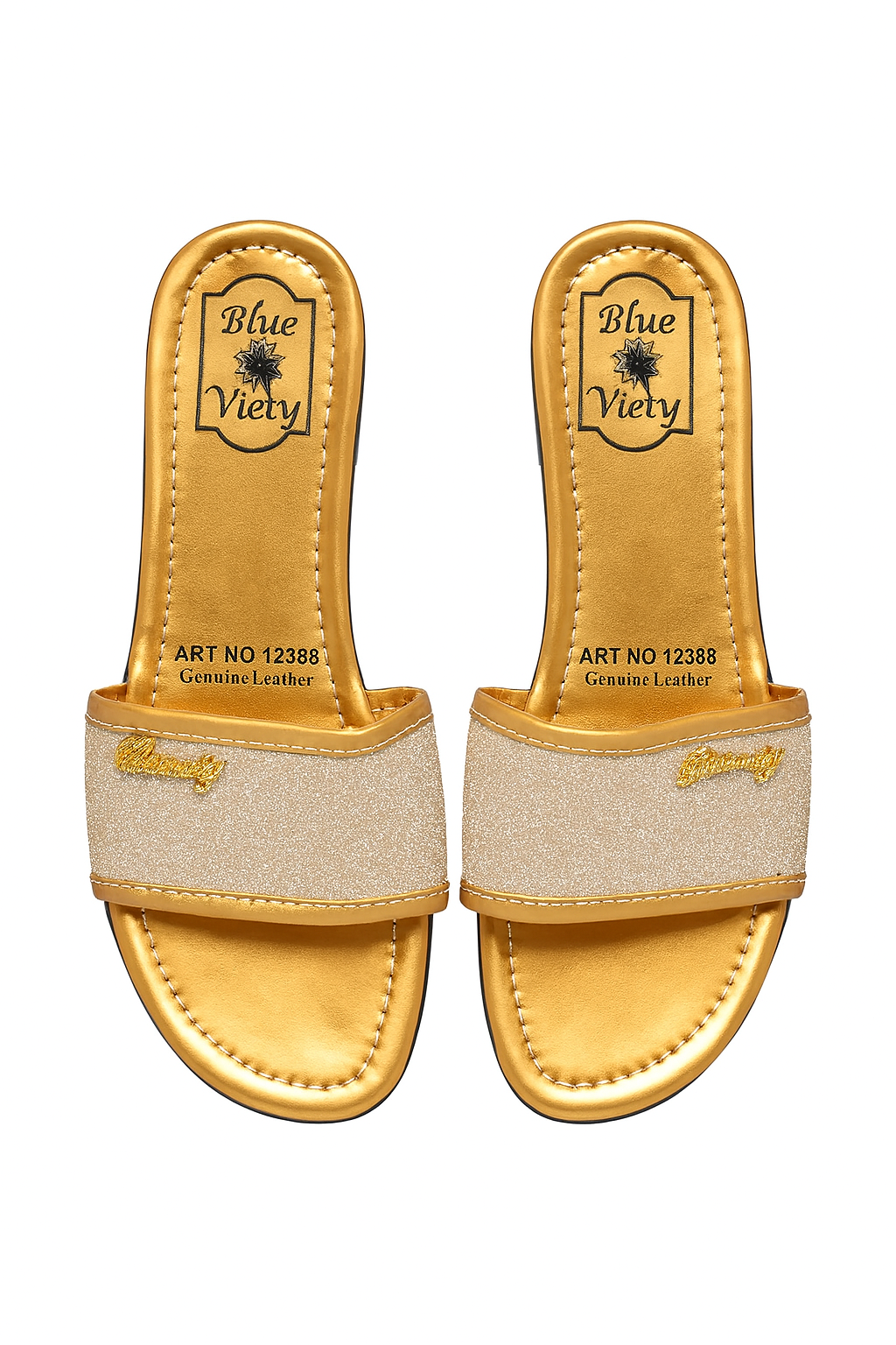 Viety Blue Babouches – Model 12388