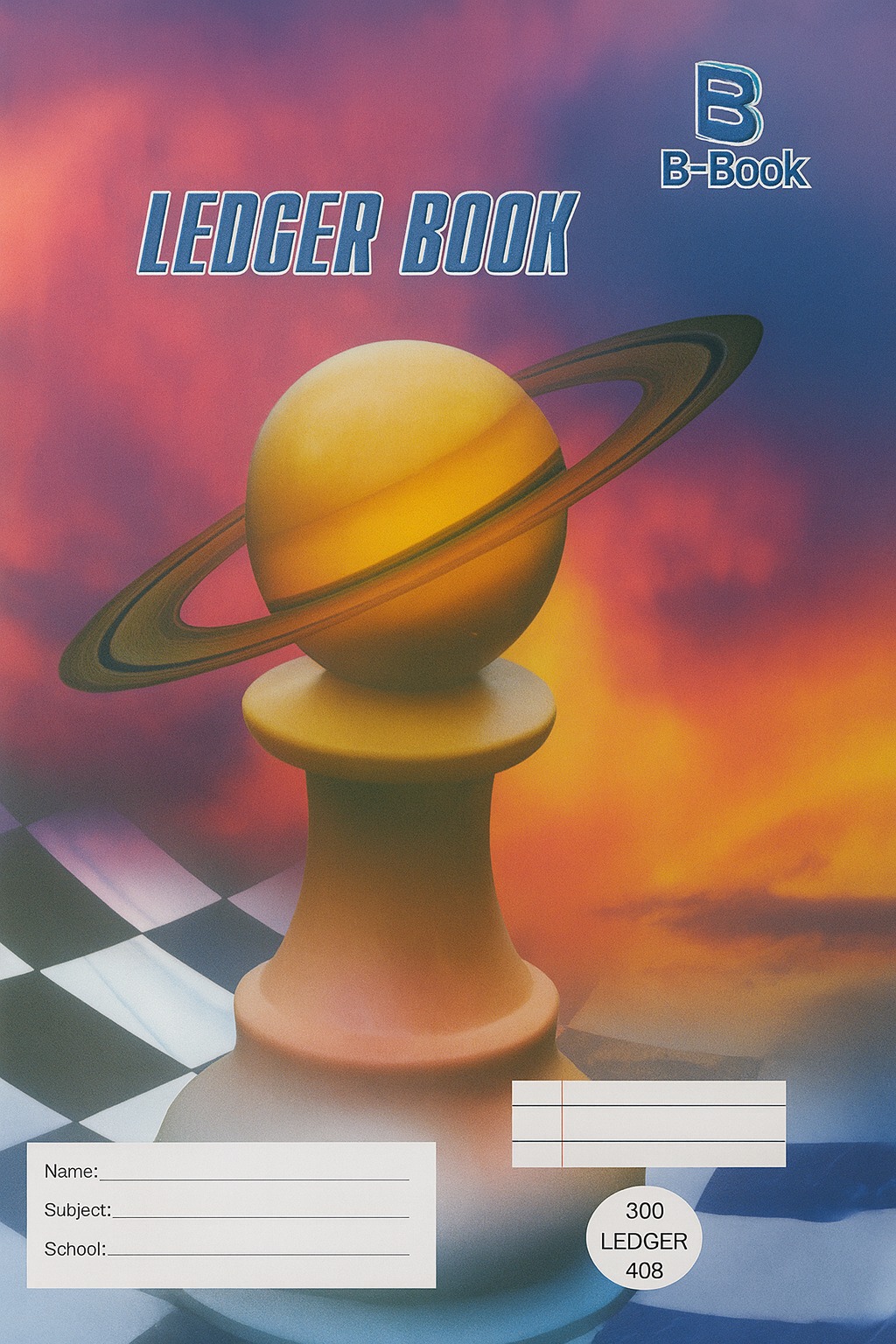  Cahier Scolaire B-Book – Ledger Book 300 Pages