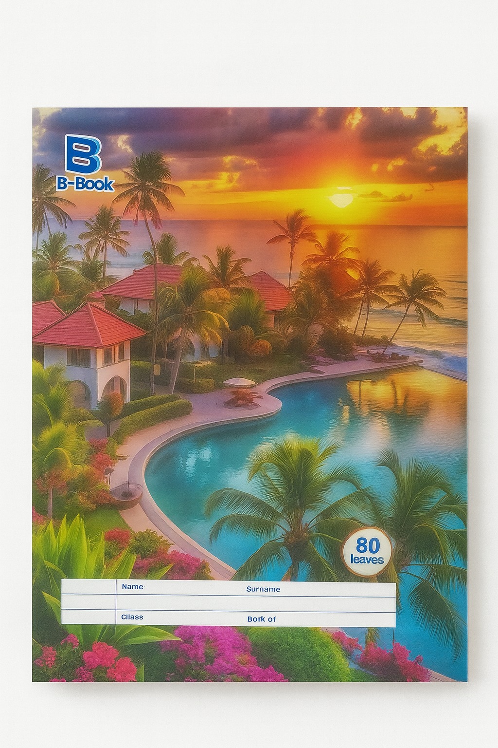 Cahier Scolaire White – 80 LEAVES