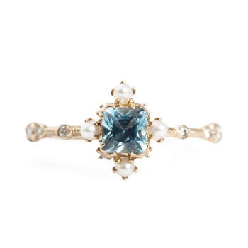 925 silver jewelry 18K gold dainty zircon luxury ladies fashion rings