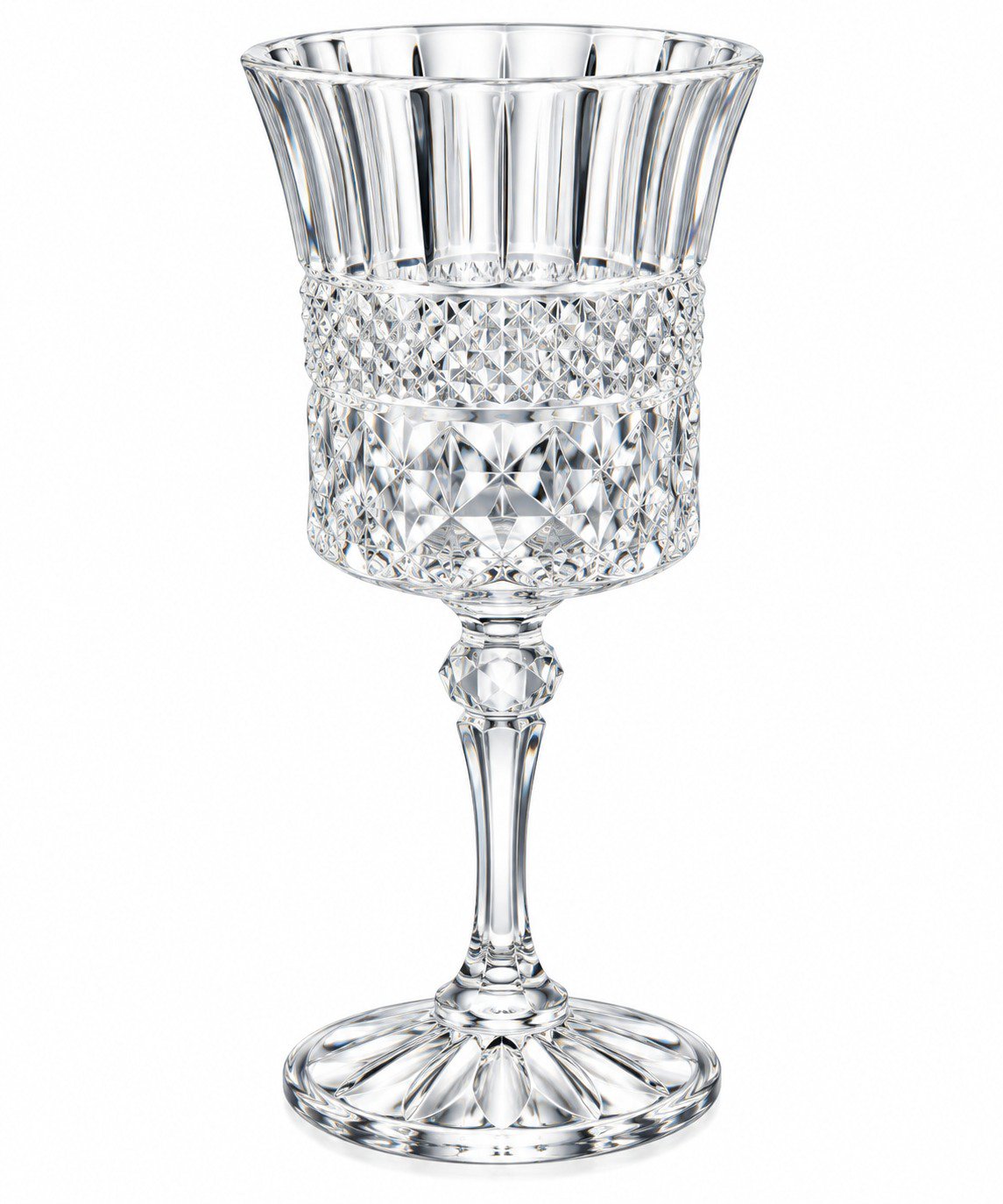 verres cristal en coupe