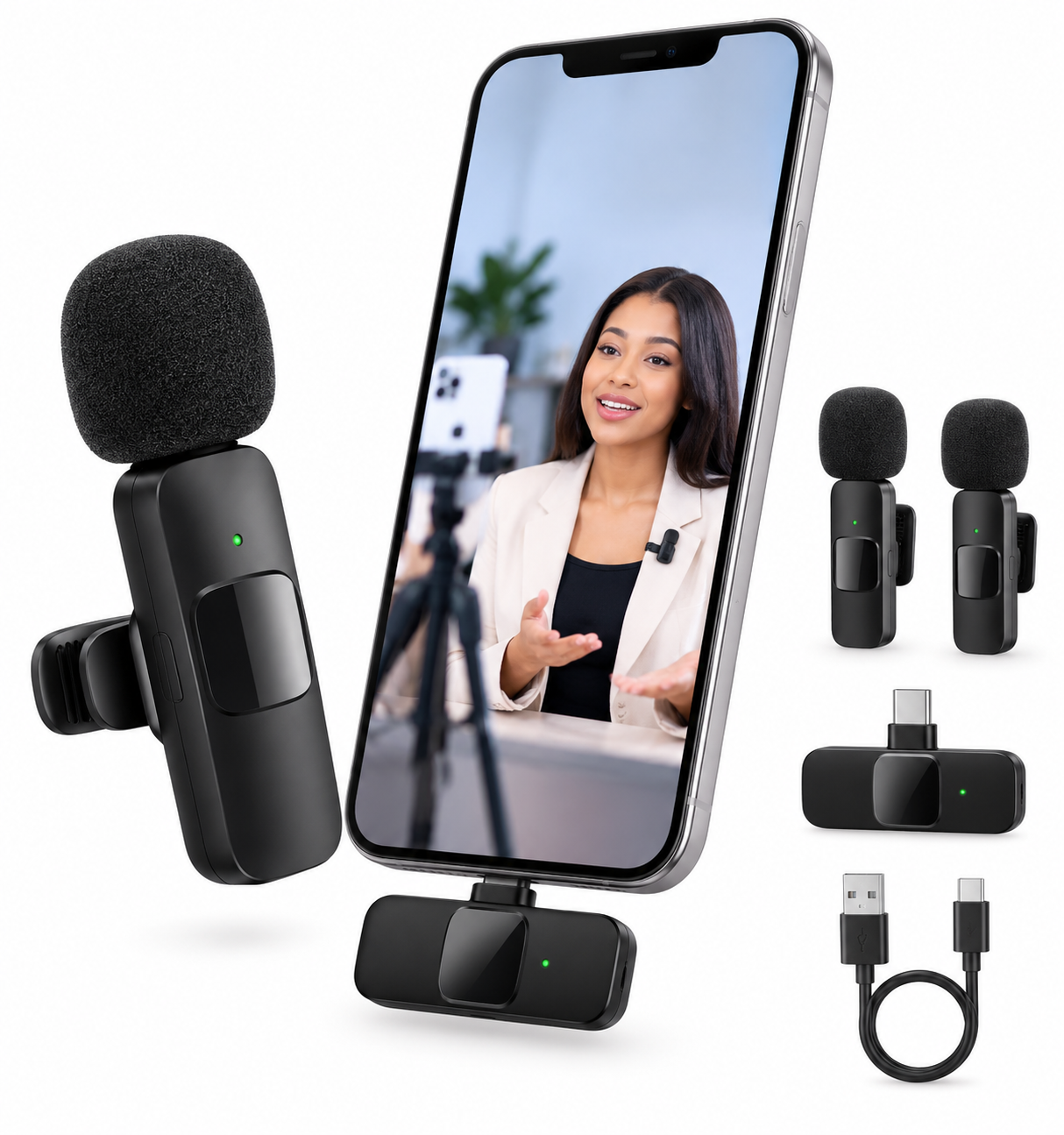 ?? Micros-cravates sans fil – Audio clair et mobilité professionnelle