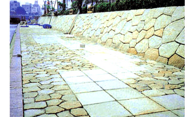 Irregular paving	