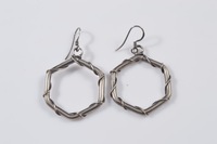 Round Shape Loop Style Silver Manufacturer and Exporter 925 Sterling Silver Earring