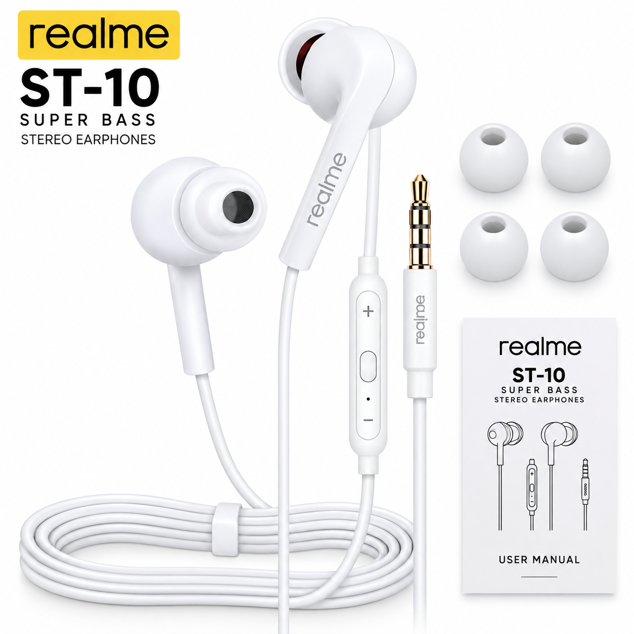 Écouteurs Realme ST-10 Super Bass