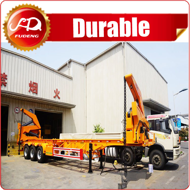 40ft container side loader , 3 axle side lift container sidelifter , container self loading container truck