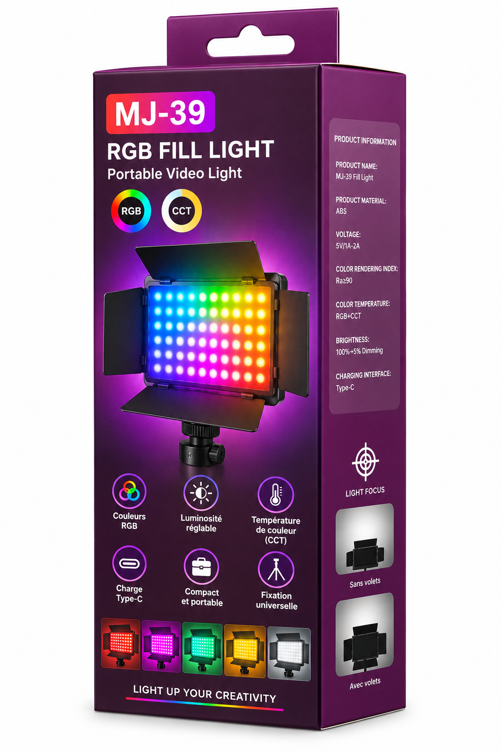 Lampe MJ-39 RGB Fill Light