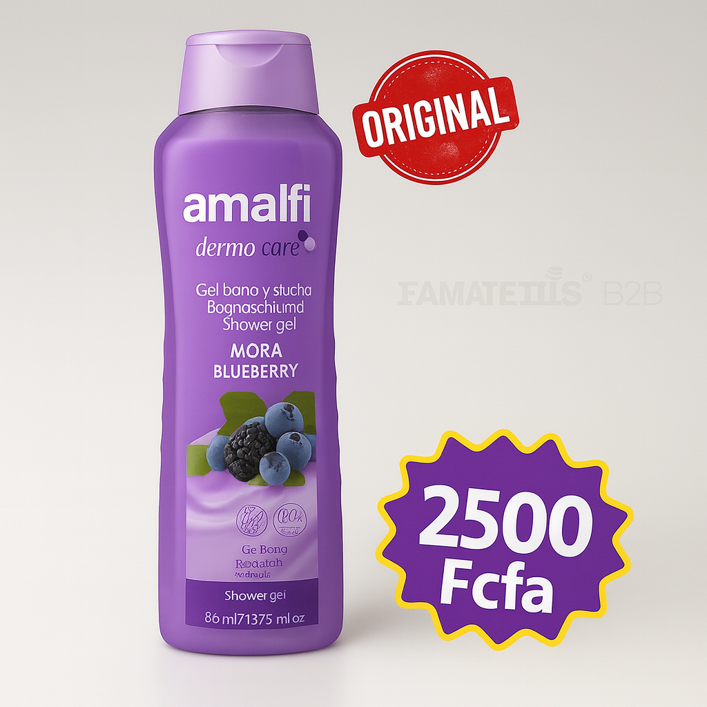 ?? Gel Douche Amalfi – MORA BLUEBERRY (750ML)