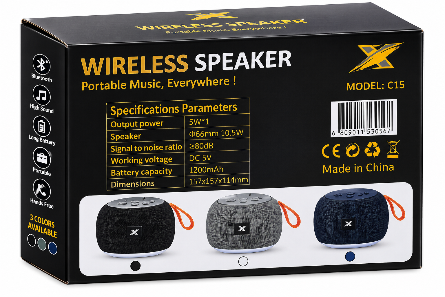 Enceinte Bluetooth C15