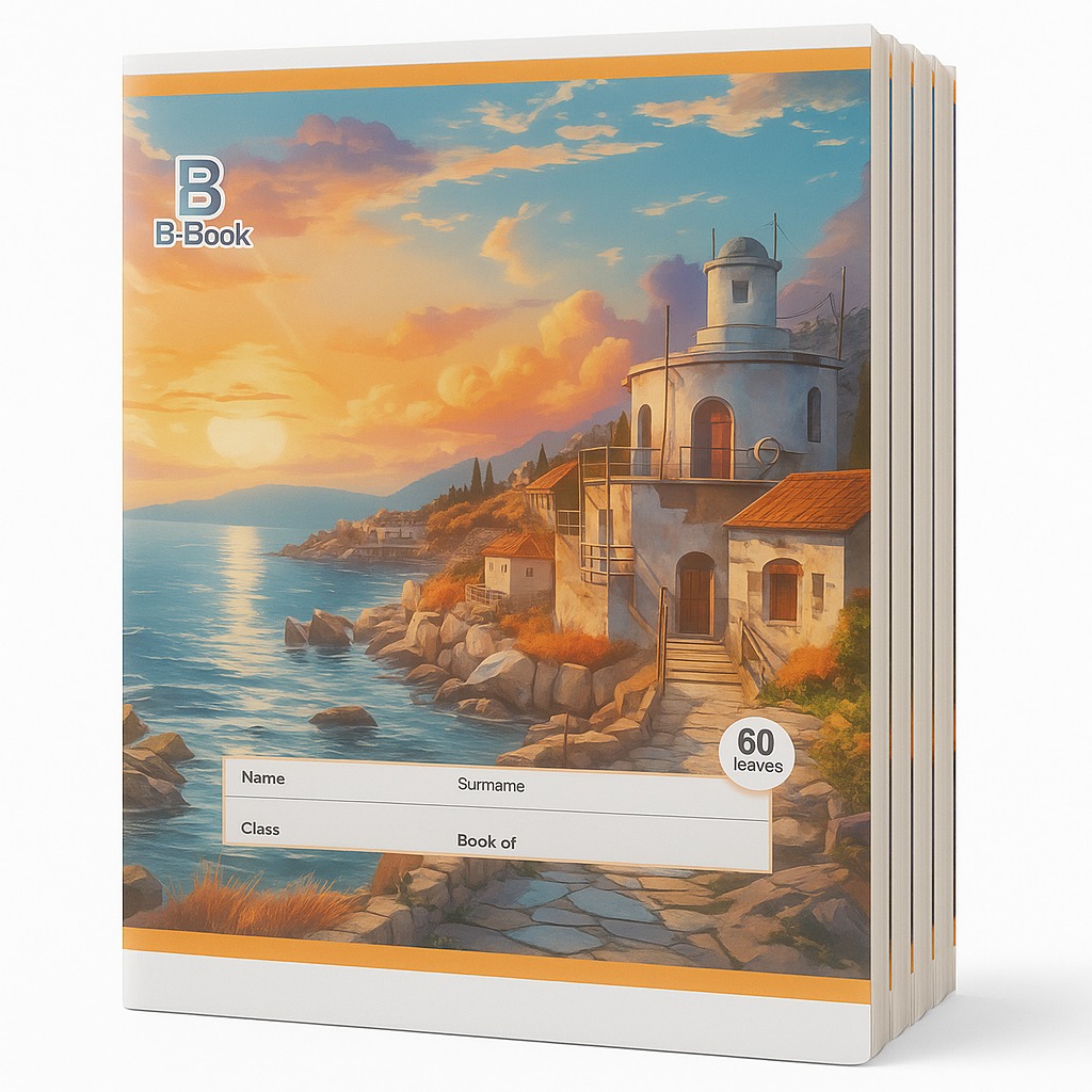 Cahier Scolaire White – 60 LEAVES