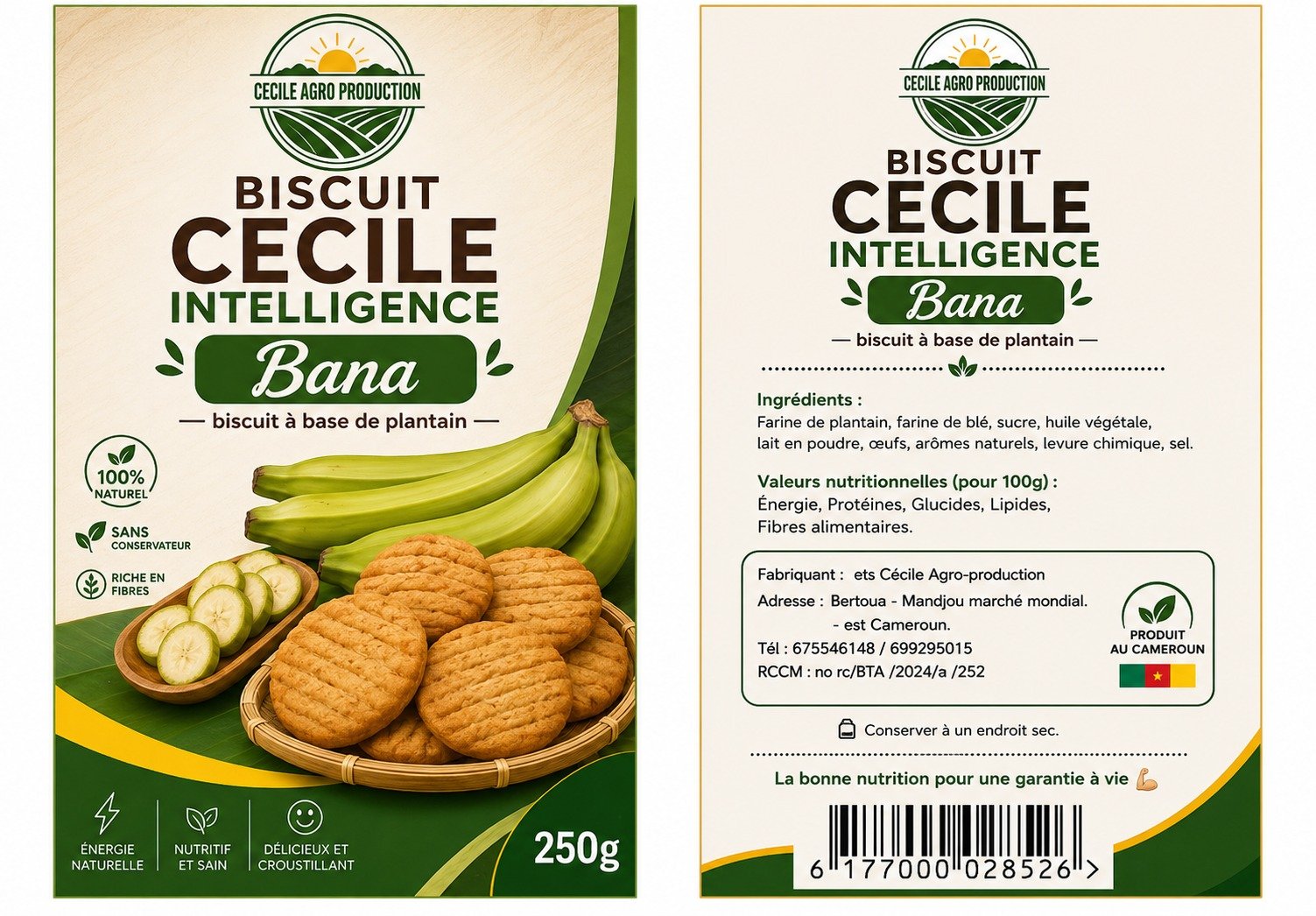 farines de plantain