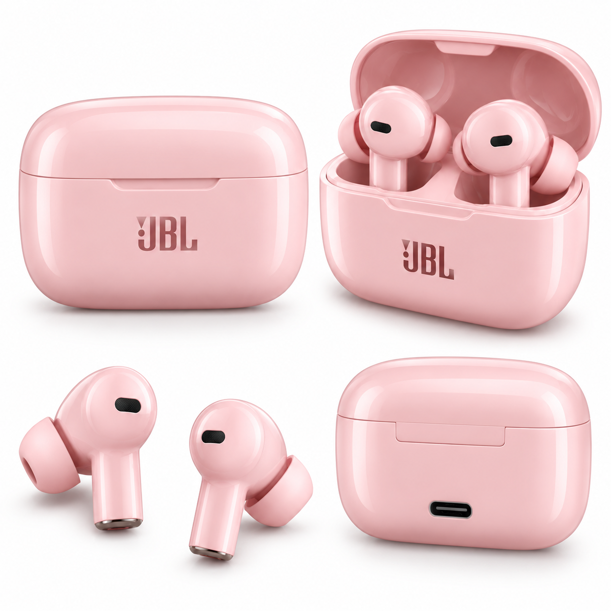 Écouteurs JBL sans fil roses