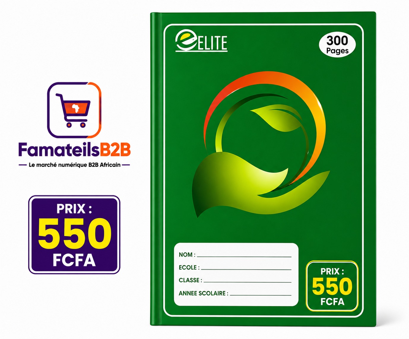 Cahier ELITE – 300 pages