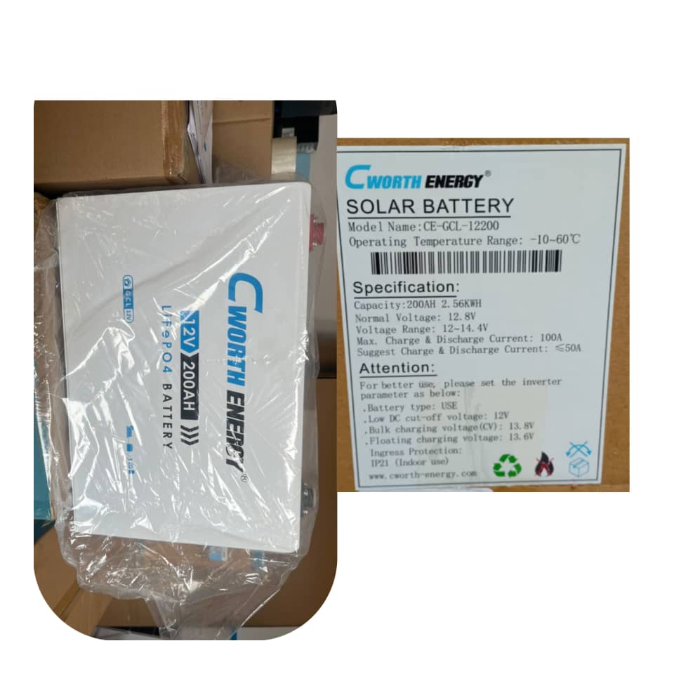 BATTERIE LITHIUM 12V/200AH