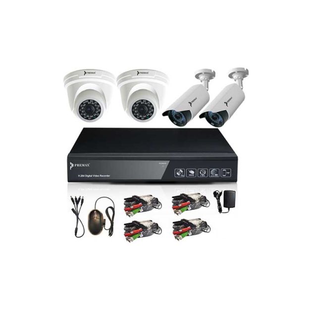 KIT 4 CAMERAS+ DVR+ SOURIS