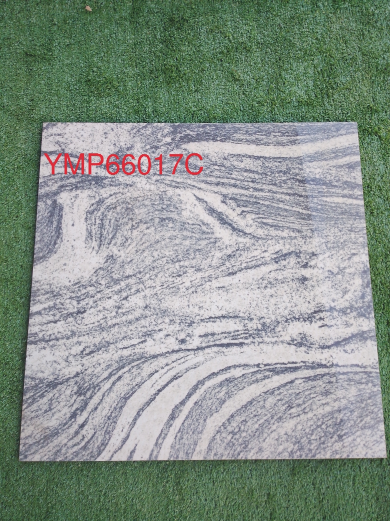 YMP66017C | Luxury Marble-Effect Porcelain Tile | 60x60 cm