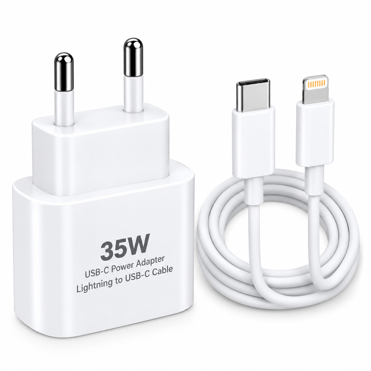 Chargeur 35W USB-C avec câble Lightning