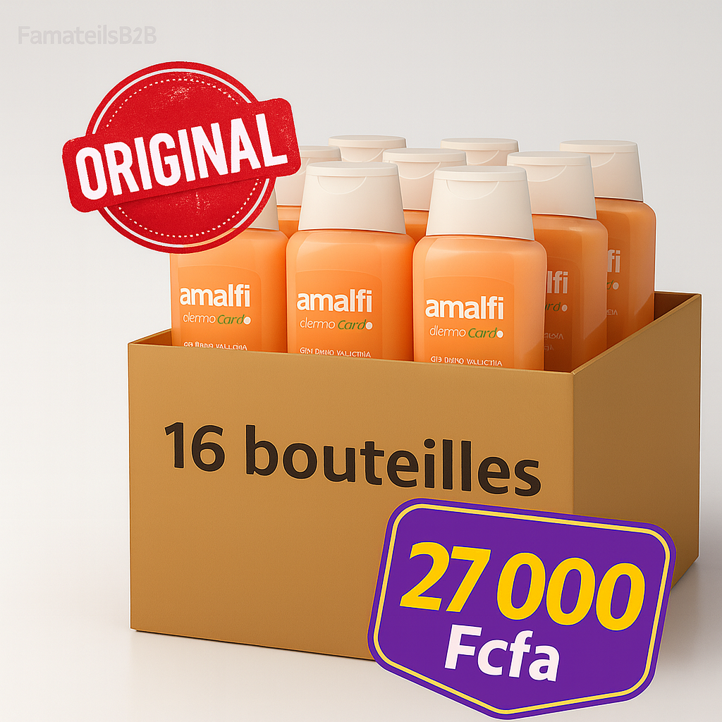 ?? Gel Douche Amalfi Carrot – Carton de 16 Bouteilles (Prix de Gros)