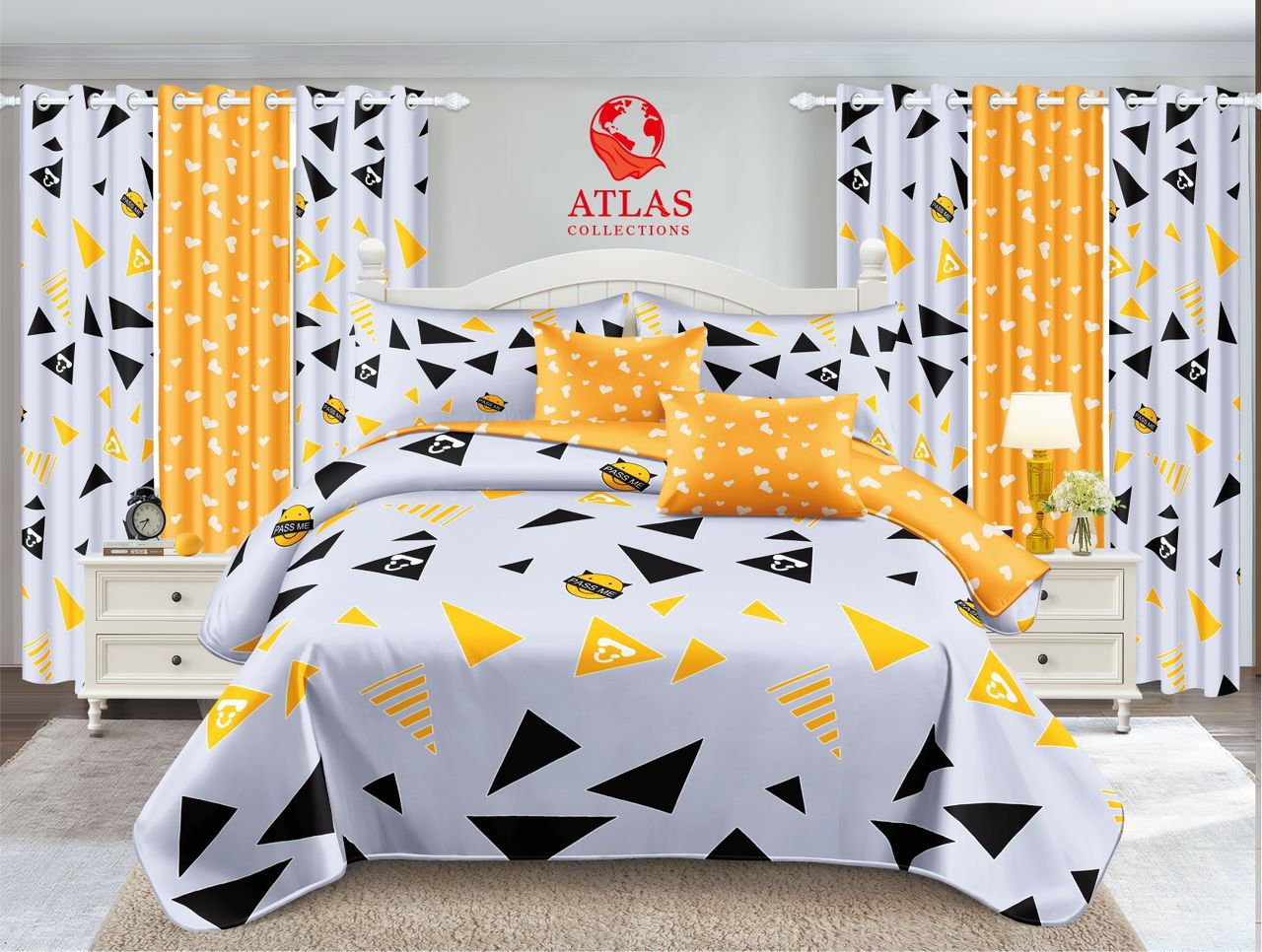 ensemble draps et rideaux