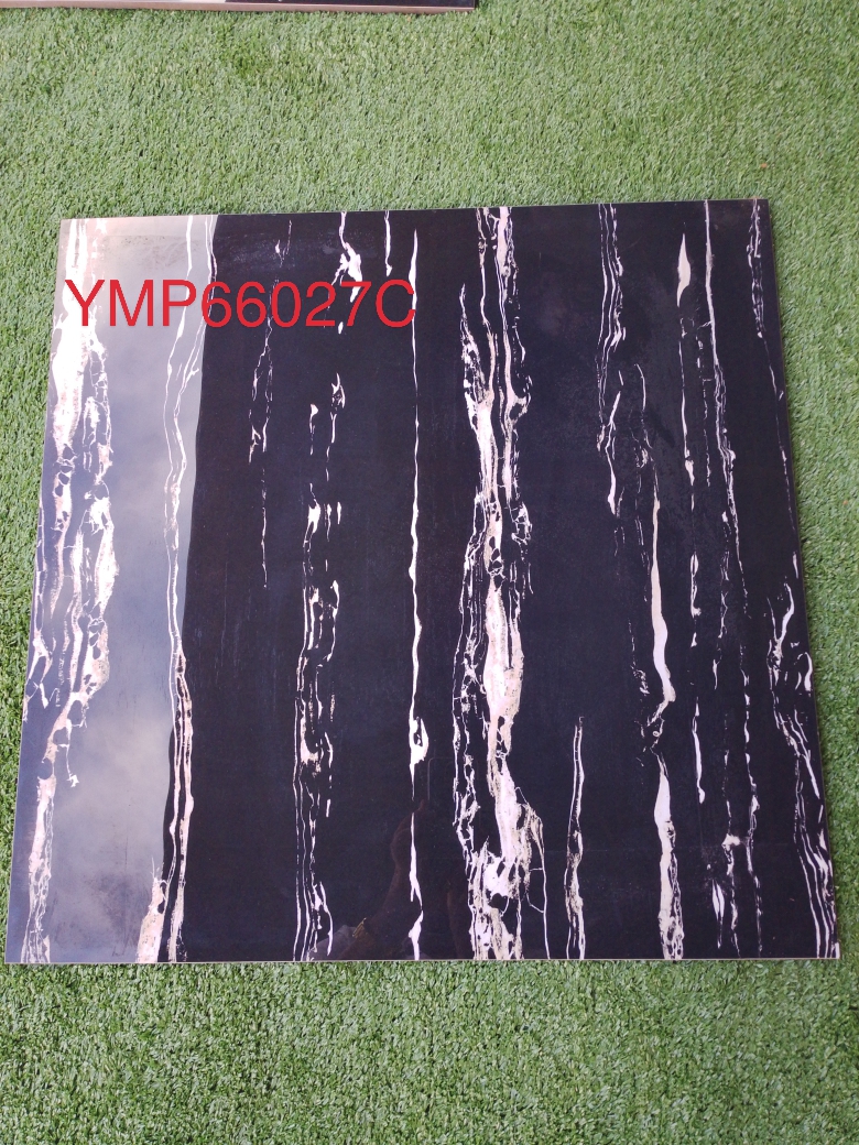  Luxury Polished Porcelain TileModel: YMP66027C Dimension: 60 x 60 cm