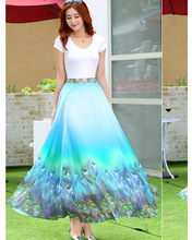 Latest Design Chiffon Long Women Skirts