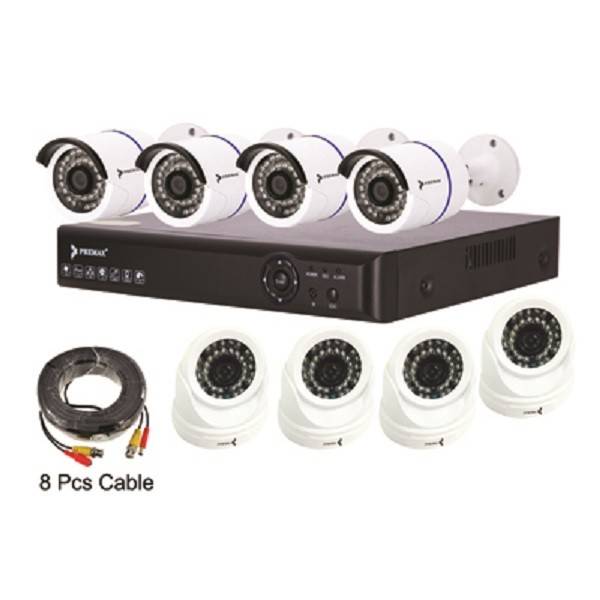 KIT 8 CAMERAS COULEUR+ DVR+ SOURIS
