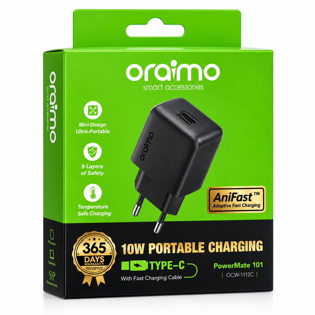 Chargeur portable Oraimo PowerMate 101 – 10W