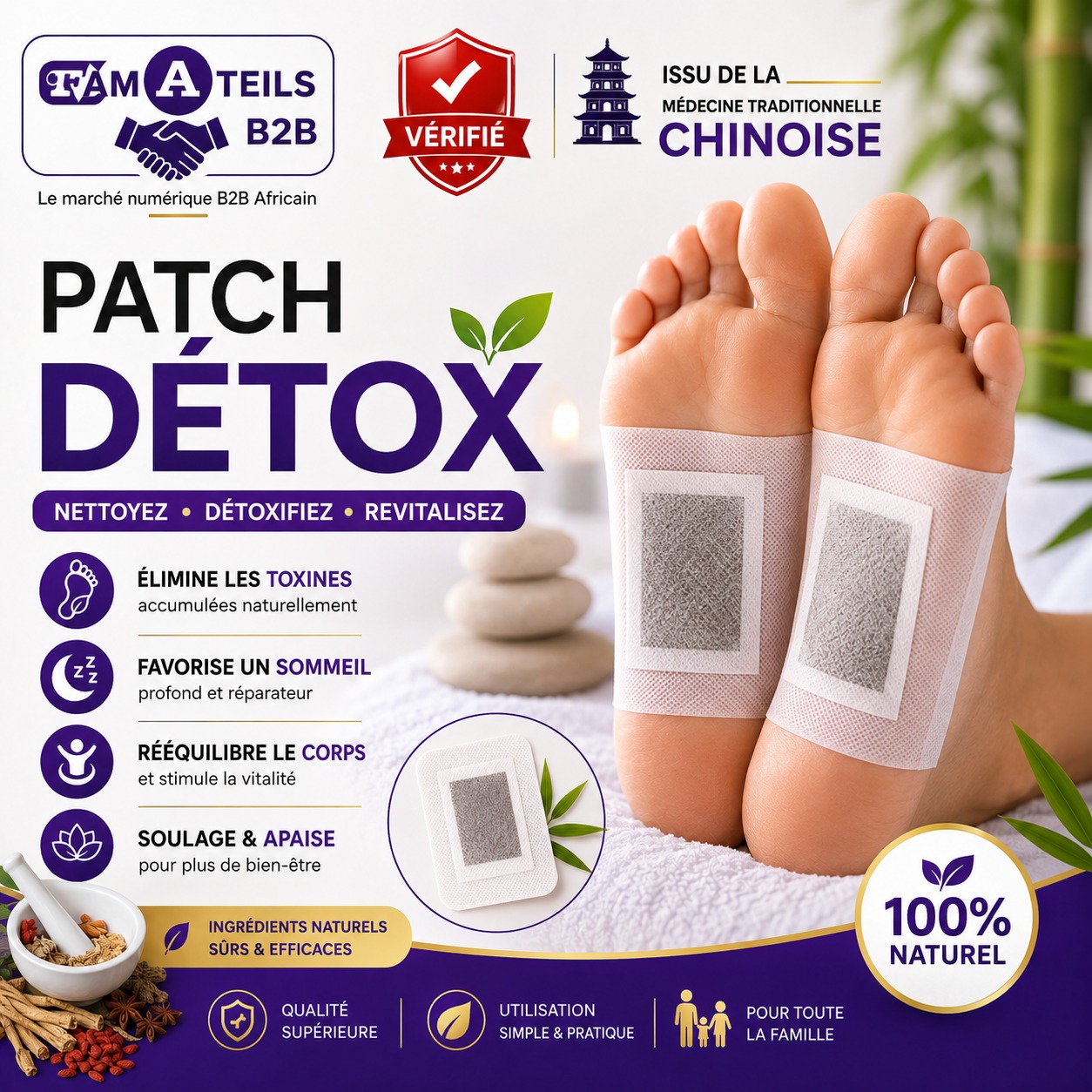 PATCH DÉTOX – BIEN-ÊTRE & RELAXATION