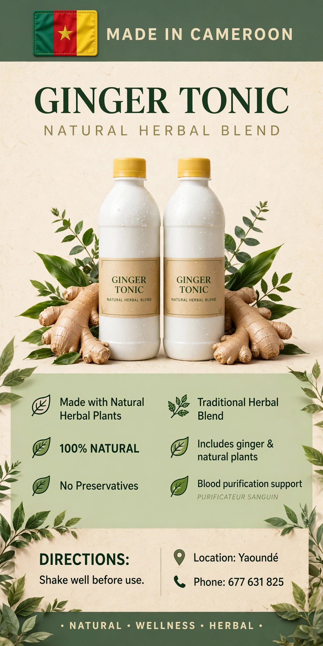 Tonic herbal mixture