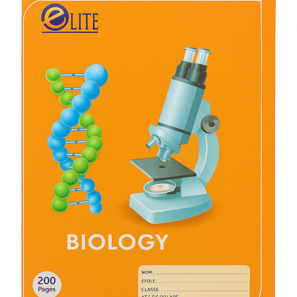 Cahier ELITE Biologie – 200 Pages