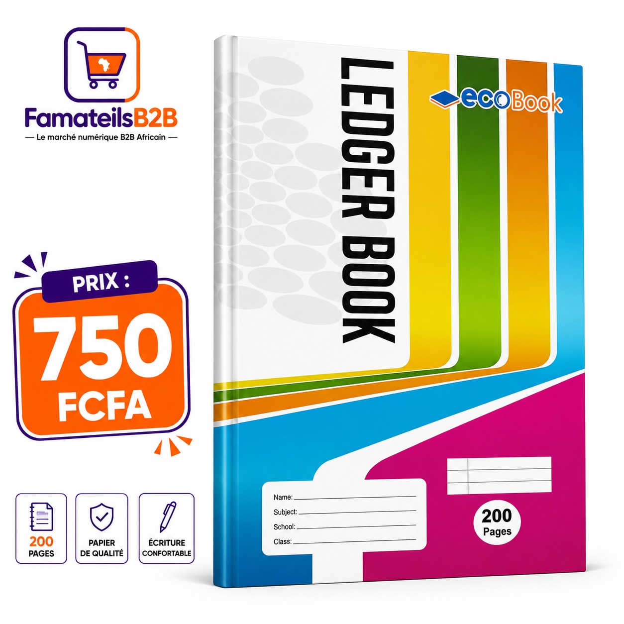 Cahier EcoBook – 200 pages