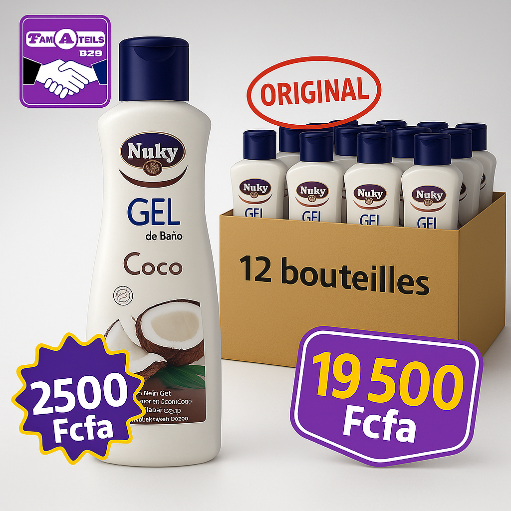 Gel de Bain Nuky Coco (750 ml)
